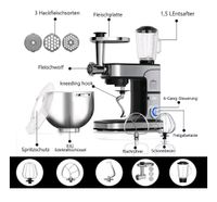 Homelux XL Küchenmaschine 12ltr inkl. Fleischwolf uvm. Dithmarschen - Heide Vorschau