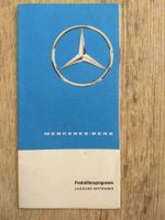 Mercedes Produktionsprogramm Ponton Heckflosse 190 SL 300 SL 1959 Nordrhein-Westfalen - Gevelsberg Vorschau
