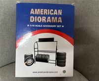 1:18 American Diorama Tire Rack Reifen-Regal Reifen-Gestell Bayern - Theilheim Vorschau