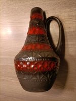 Vintage BAY Keramik schwarz rote Vase West Germany Baden-Württemberg - Offenau Vorschau