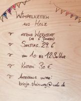 Wimpelkette aus Holz bauen Nordrhein-Westfalen - Soest Vorschau