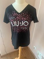 Liu Jo T-Shirt schwarz m. pinkem Glitzer Gr. XL Brandenburg - Panketal Vorschau