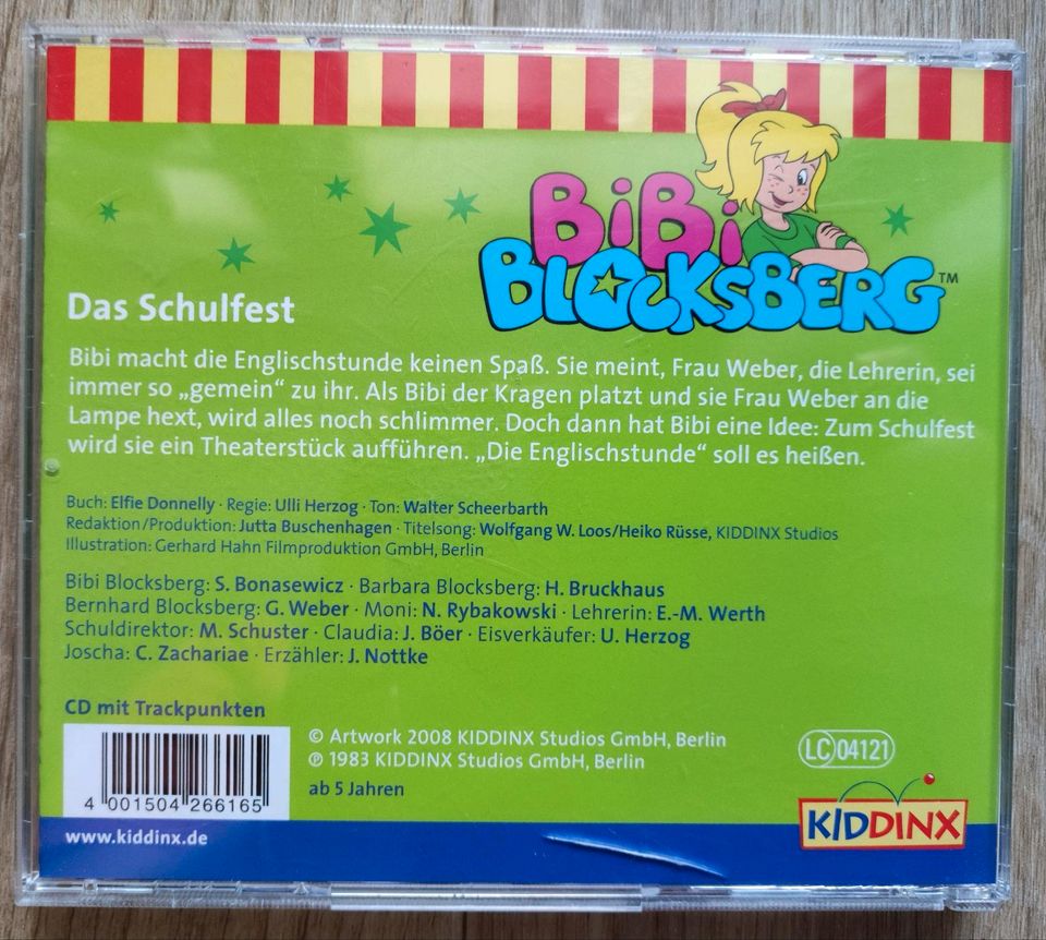 CD, Bibi Blocksberg, das Schulfest, Nr. 16 in Weida