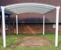 Aluminium Carport 3 x 5 m - Rundbogendach - Stegplatten Opal Weiß | 2. Wahl Niedersachsen - Rastede Vorschau