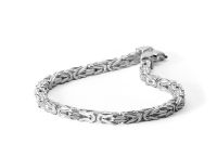 925 Sterling Silber Königskette Königsarmband Armband massiv 4mm Köln - Rath-Heumar Vorschau