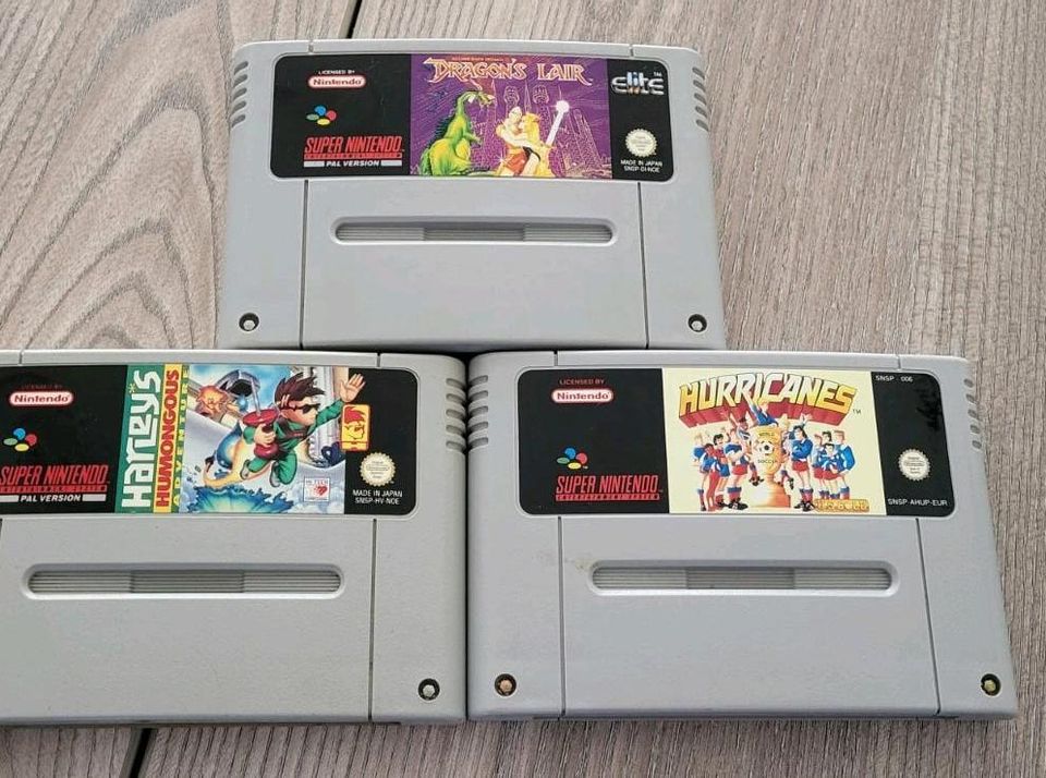 3 Super Nintendo Spiele + 1 Geschenkt! in Henstedt-Ulzburg