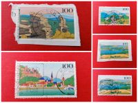 5x 100 Pf Briefmarke Alpen Erzgebirge Mecklenburgische Seenplatte Bayern - Großostheim Vorschau