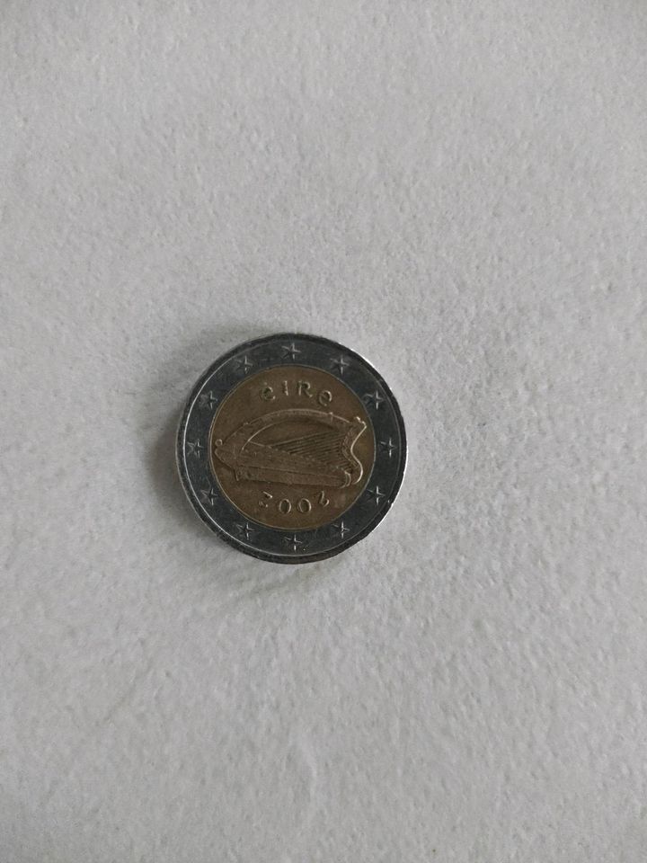 2€ Münze Irland 2002 in Töging am Inn