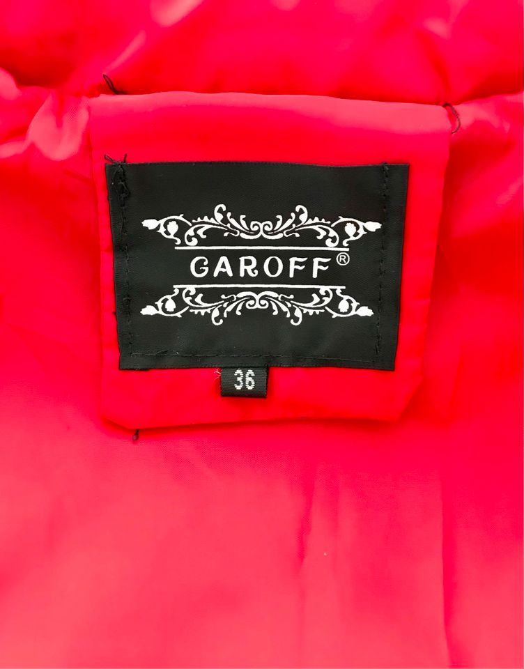 Rote Winter-Jacke mit Kunstfell - Garoff - Gr. S/ 36 - NP 150€ in Berlin