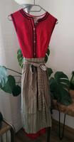Dirndl Distler, Größe 36/38, rot-grün, hochgeschlossen Bayern - Mitterskirchen Vorschau