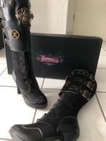 Demonia Crypto 302 Steampunk/ Gothic/ Metal Stiefel Gr. 41 Baden-Württemberg - Weil am Rhein Vorschau