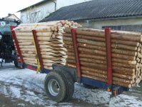 Forstzaun Pfähle Waldpflanzung Pfosten Waldzaun Waldeinzäunung Bayern - Ursberg Vorschau