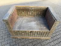 Historische Holzbank /Holztruhe mit Messing und Eisenverzierungen Baden-Württemberg - Mannheim Vorschau