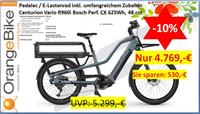 Pedelec / E-Lastenrad CENTURION Vario R960i Bosch 625Wh - statt UVP 5.299,- € - 48cm Unisex Transportrad„OrangeBikeConcept in Karlsruhe Ebike Elektro Fahrrad“ 5903 Baden-Württemberg - Karlsruhe Vorschau