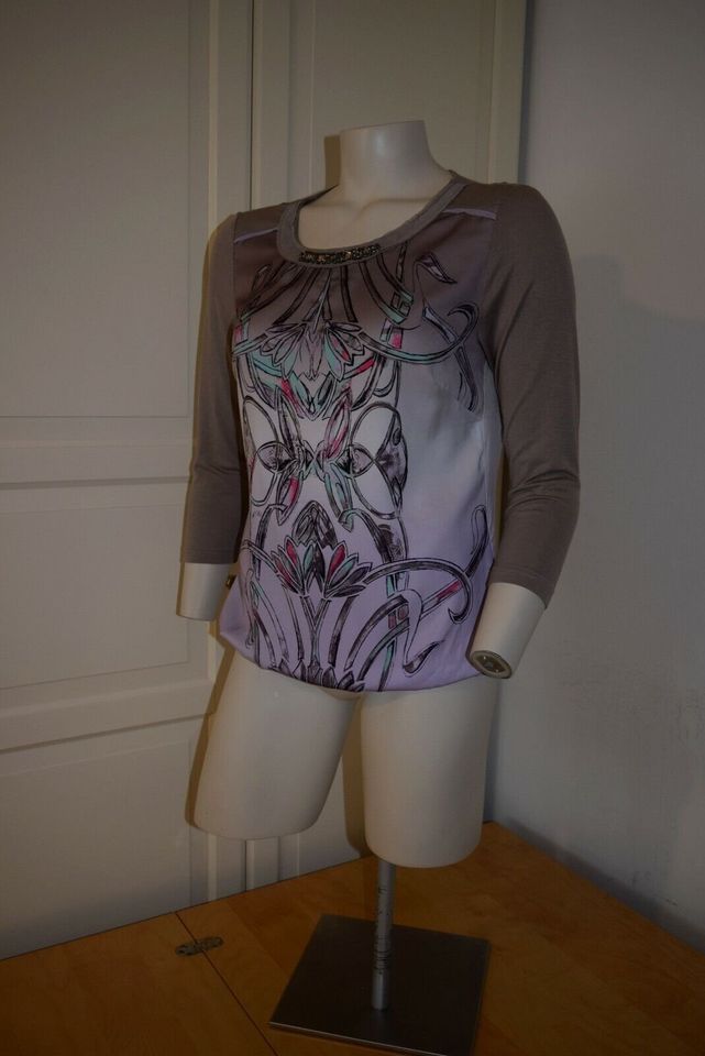 BiBA Shirt Bluse Hemd Perlen Viskose Elasthan Stretch Gr. XS / 34 in Düsseldorf