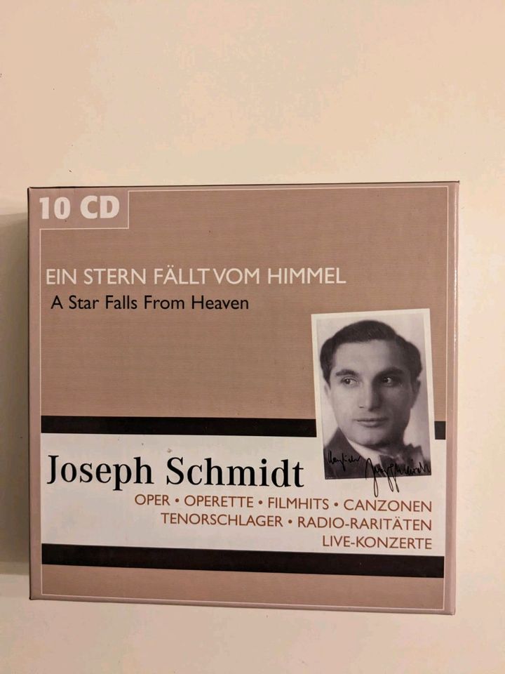 JOSEPH SCHMIDT 10 CD's Ein Stern fällt vom Himmel  Rarität in Stralendorf