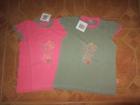 2 Dirkje Kinder T-Shirts Gr 110 Shirt Doppel-Optik Khaki / rosa Sachsen-Anhalt - Schkopau Vorschau