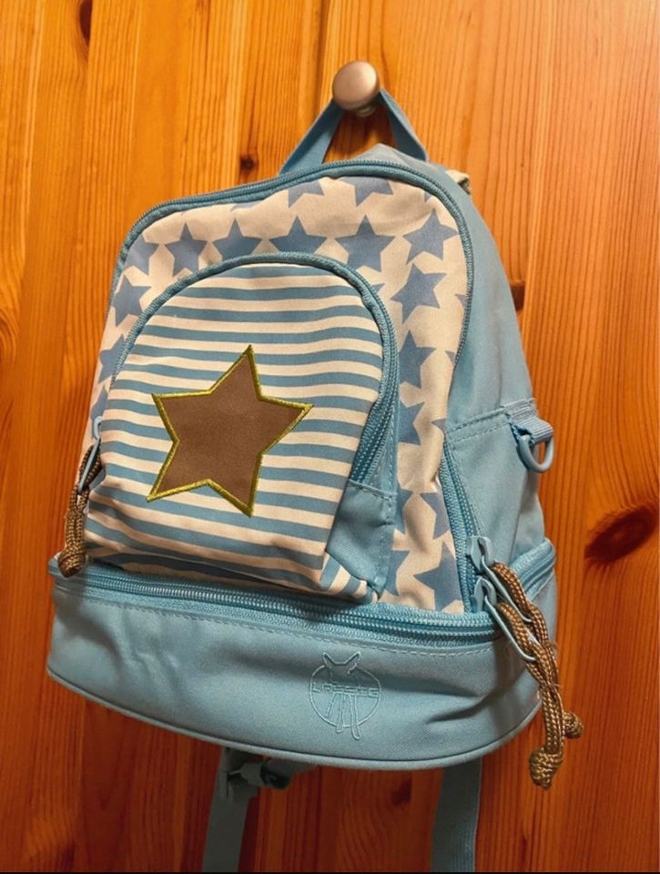 Kinderrucksack Kita-Rucksack Lässig Starlight Olive blau in Herne