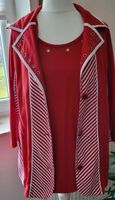 Damenjacke/Strickjacke mit Shirt Rot Größe 42 Güstrow - Landkreis - Güstrow Vorschau