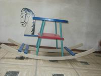 Schaukelpferd Holz DDR Sachsen - Mühlau Vorschau