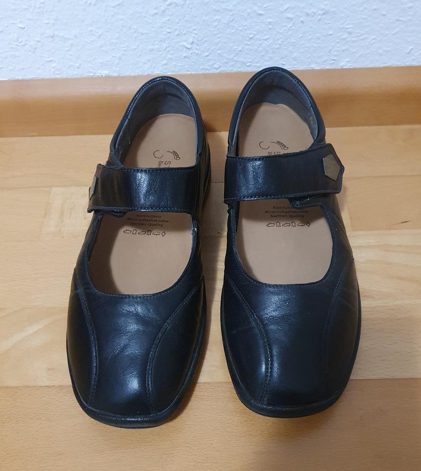 Orthopädischer Halbschuh mit Klettverschluß, Gr. 40, schwarz in Freiburg im Breisgau