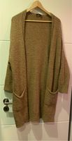 Cardigan lang beige made in Italy Strickjacke Bayern - Schnelldorf Vorschau