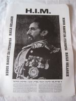 H.I.M. Haile Selassie - King of Kings Poster -RASTAFARI -Ethiopia Hessen - Volkmarsen Vorschau