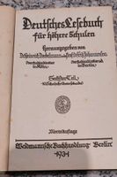 Deutsches Lesebuch, altes Schulbuch, Vorkriegszeit, 1931, Antik Sachsen-Anhalt - Stendal Vorschau