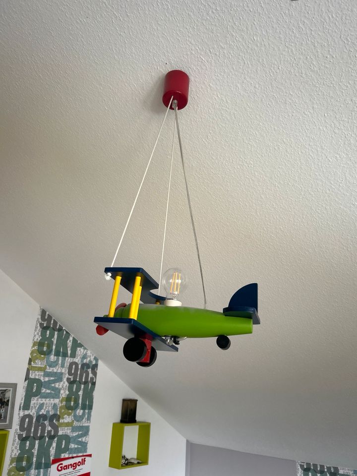 Flugzeug Lampe fürs Kinderzimmer in Morbach-Haag