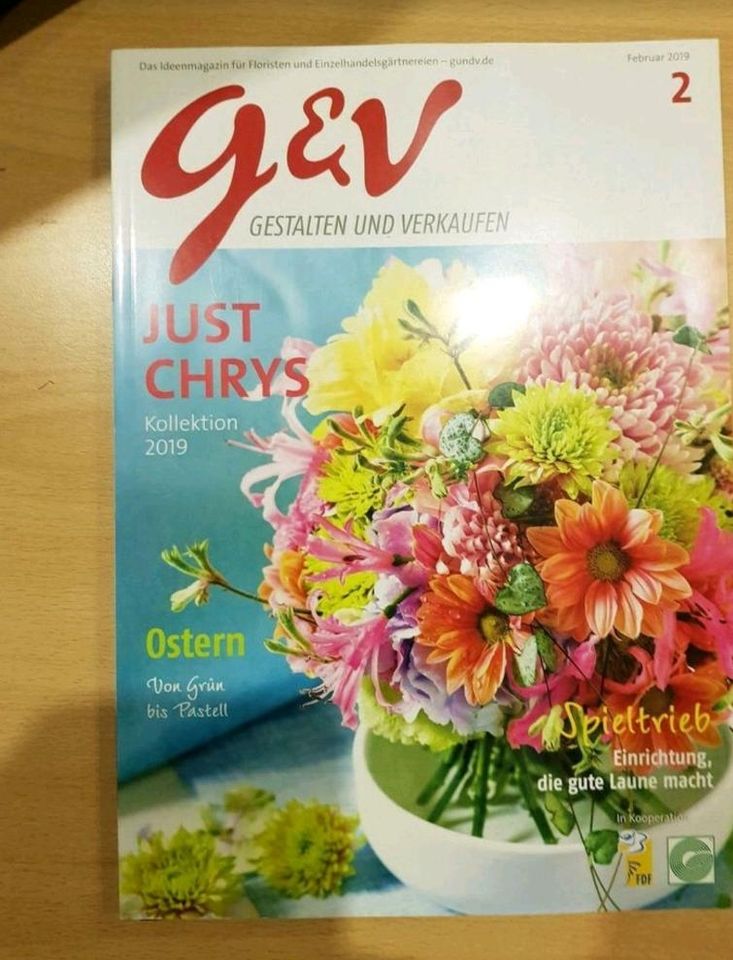 Fachzeitschrift Florist / Gärtner G&V Gestalten und Verkaufen in Freudenberg
