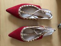 Lodi Schuhe Gr.39/40 rot Nieten Bayern - Regensburg Vorschau