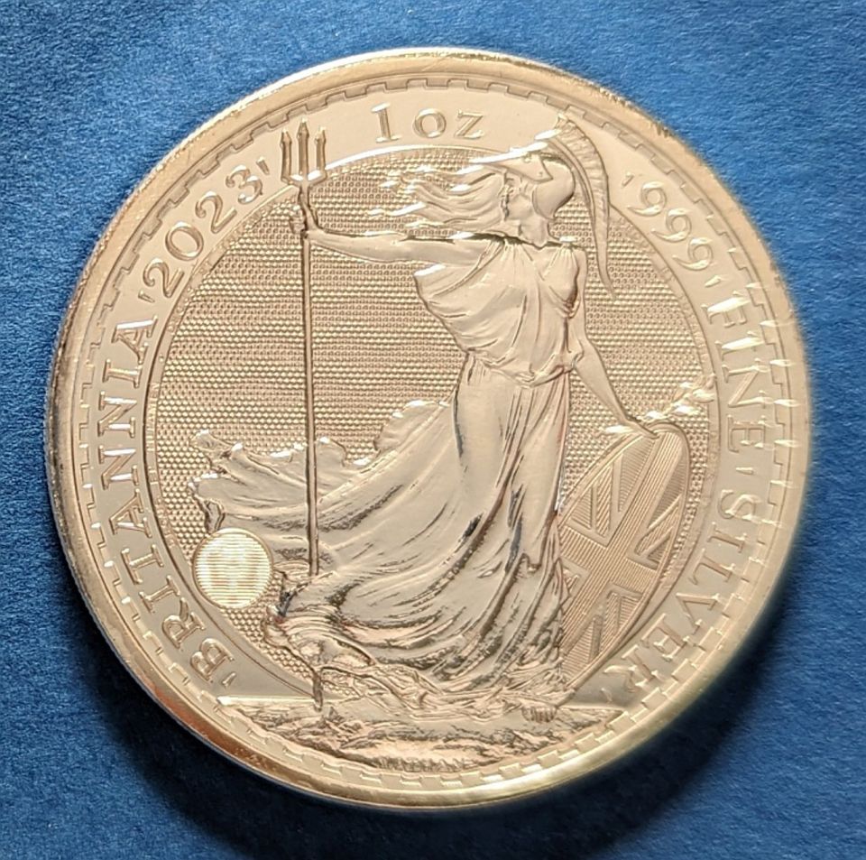 GB Britannia 2023 - 25 Silbermünzen 999 je 1 oz Unze - B-Ware in Schwanewede