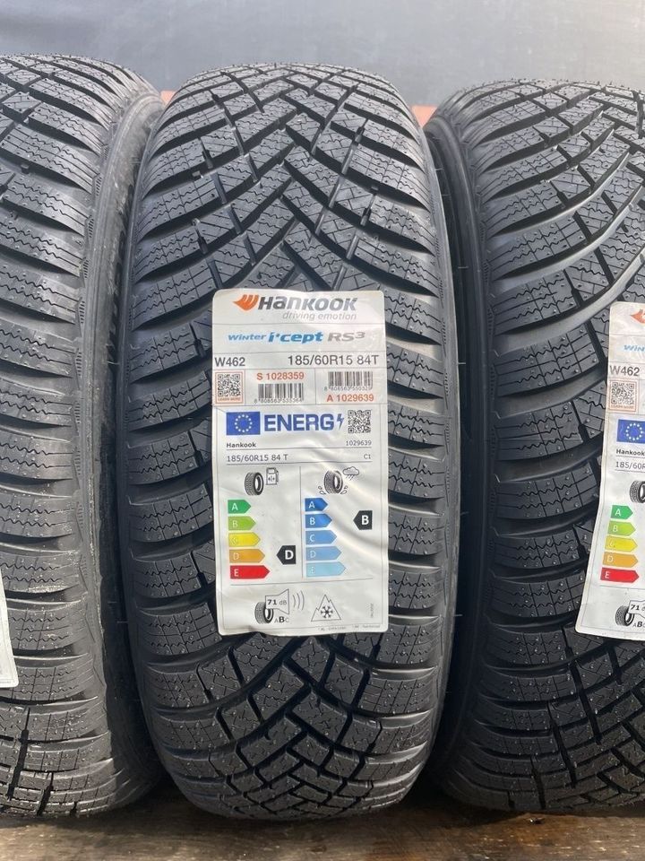 4 NEUE Hankook Winterreifen 185 60 R15 84T  Inklusive Montage in Bonn