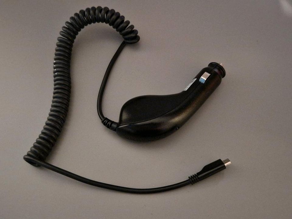 Handy Ladegerät Zigarettenanzünder Auto Micro USB Spirale Kabel in