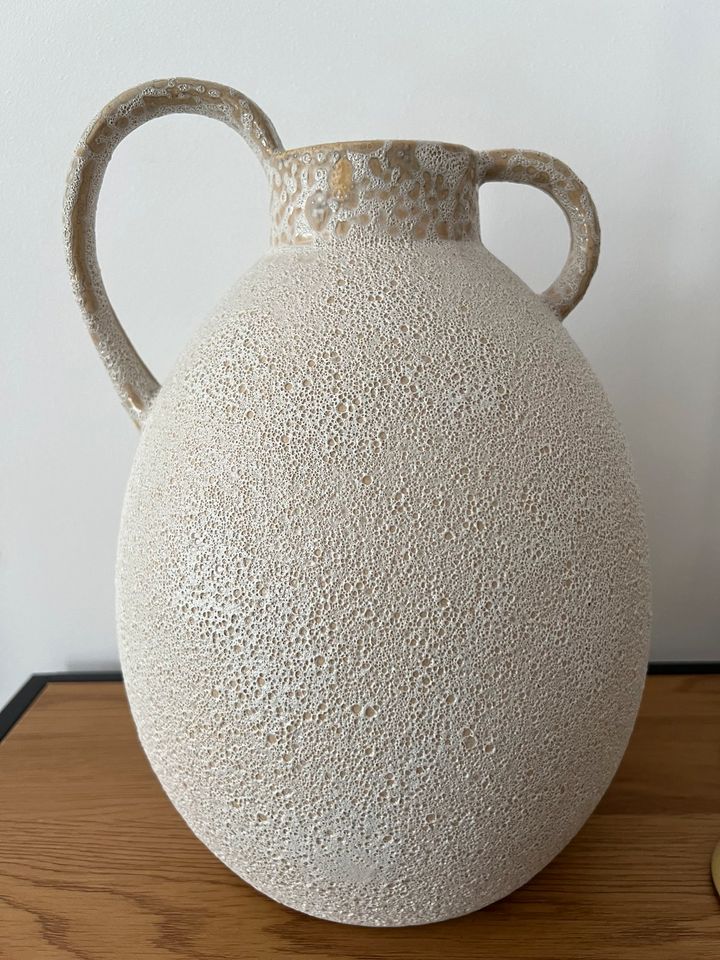 Vase Keramik beige deko Blume 2000 neu Butlers Depot neu in Braunschweig