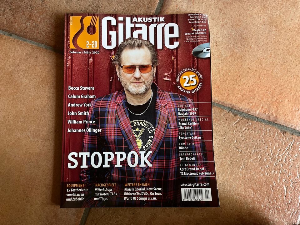 Akustik Gitarre, 1/20-6/20, Zeitschrift Akustik Gitarre in Fintel