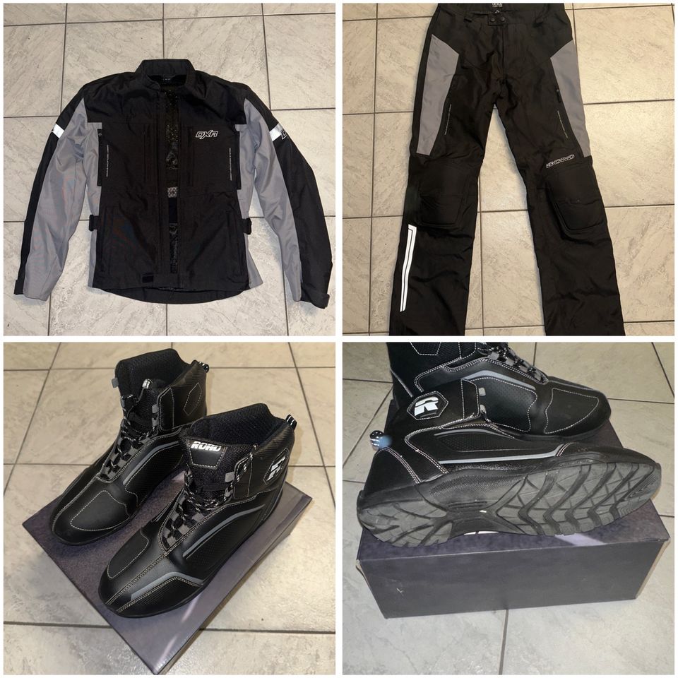 Motorrad Jacke/Hose/Schuhe ROAD | Gr. M | 48 -50 in Frankfurt am Main