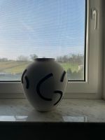 H&M Home Vase aus Steingut mit abstrakter Kunst Groß Skandi Nordrhein-Westfalen - Euskirchen Vorschau