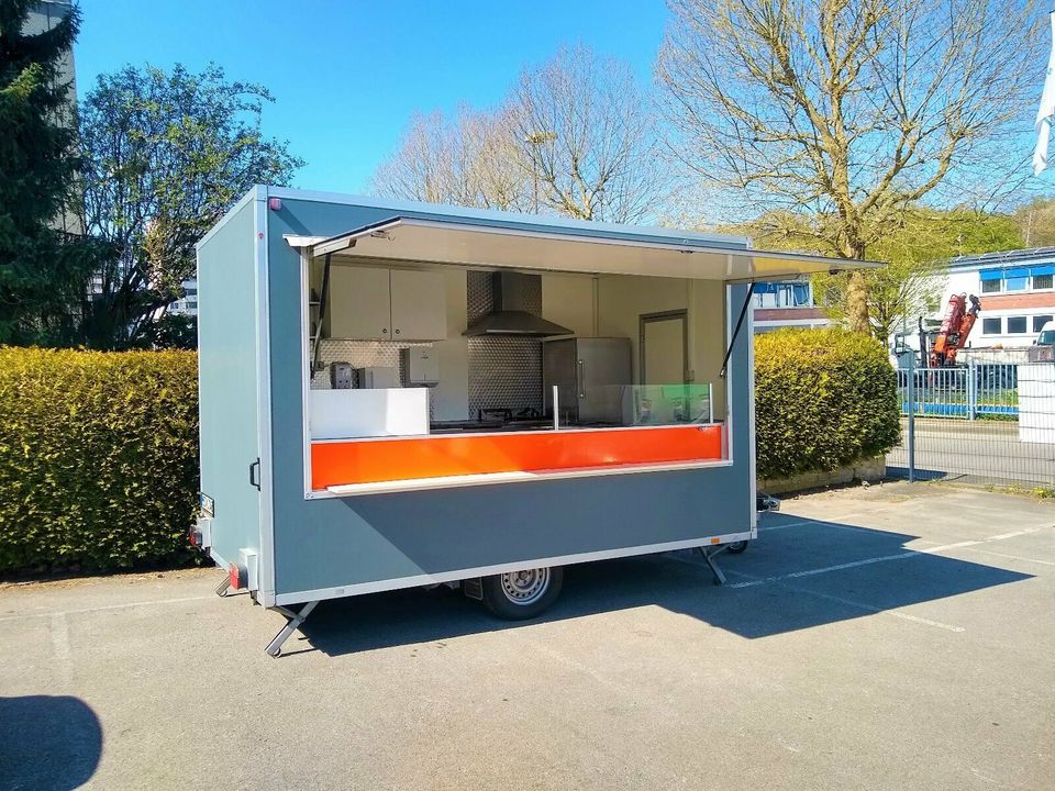 PREISKRACHER Imbisswagen mieten Imbissanhänger Foodtruck trailer in Wülfrath