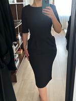 Schwarzes Midikleid mit Muster Bayern - Erding Vorschau