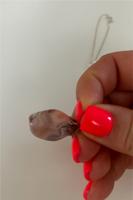 Kette 925 Silber mit Anhänger Edelstein rosa Halskette Köln - Meschenich Vorschau