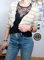 Zara Jacke Bolera Hippie Ethno Streifen Folklore bunt M 38 Bayern - Kempten Vorschau
