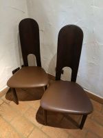 8x Eßzimmer Stühle braun Holz und Leder von Hülsta Dortmund - Lücklemberg Vorschau