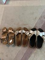 Sommerschuhe Schlappen/Sandalen echt leder München - Laim Vorschau