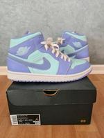 Air Jordan 1 mid purple aqua 10,5/44,5 Hessen - Reiskirchen Vorschau