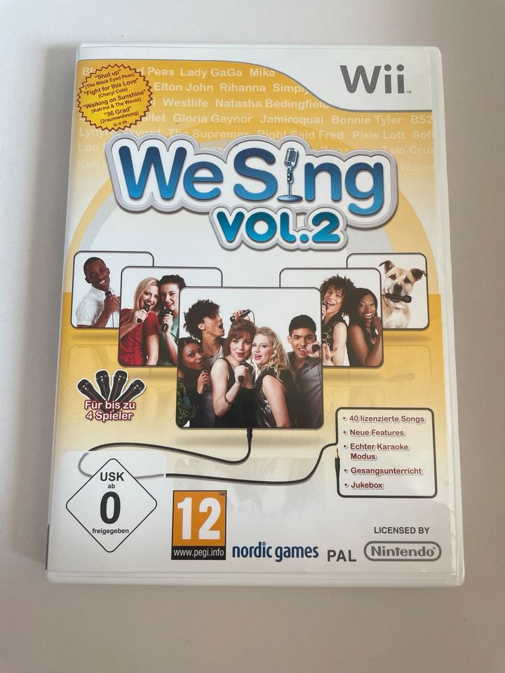 We Sing Vol. 2 - [Nintendo Wii] in Schwäbisch Hall