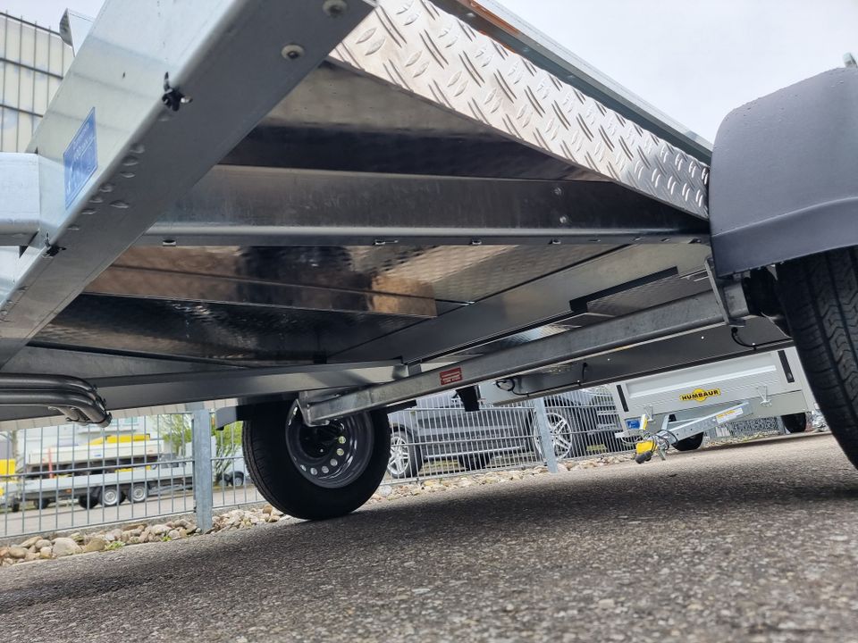 HM 752113 Motorradtransporter Anhänger Humbaur Riffelblechboden in Gersthofen