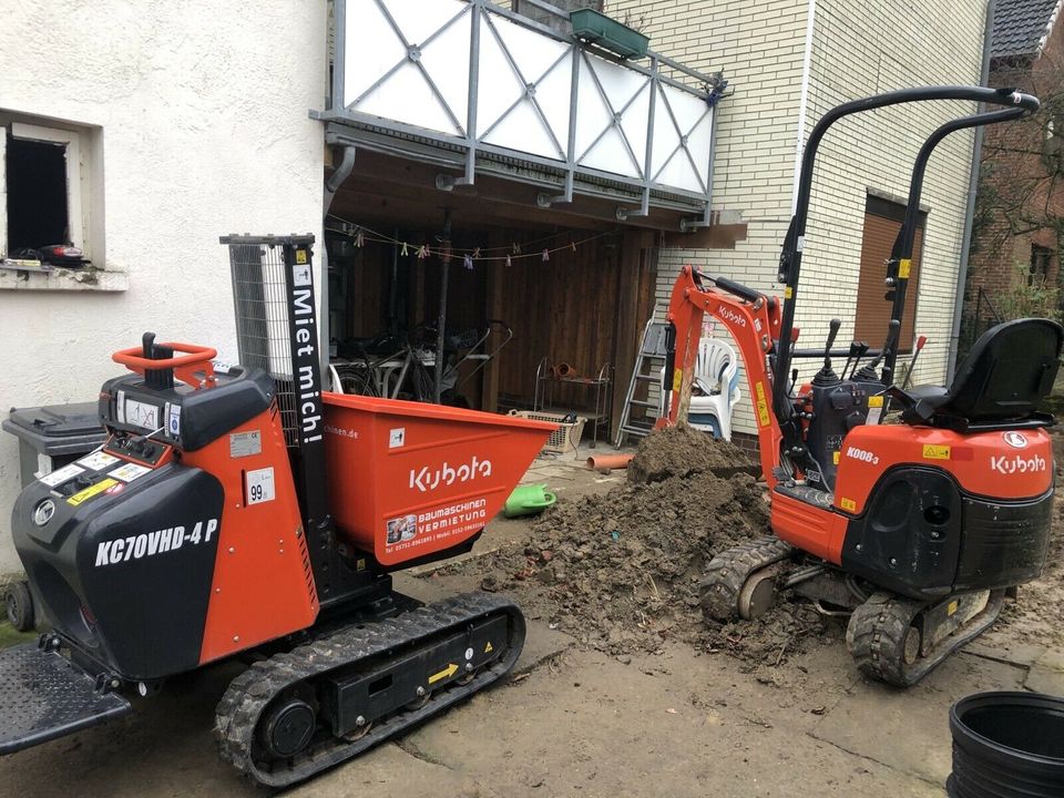 Minidumper Dumper  Radlader mieten leihen vermieten Vermietung in Minden