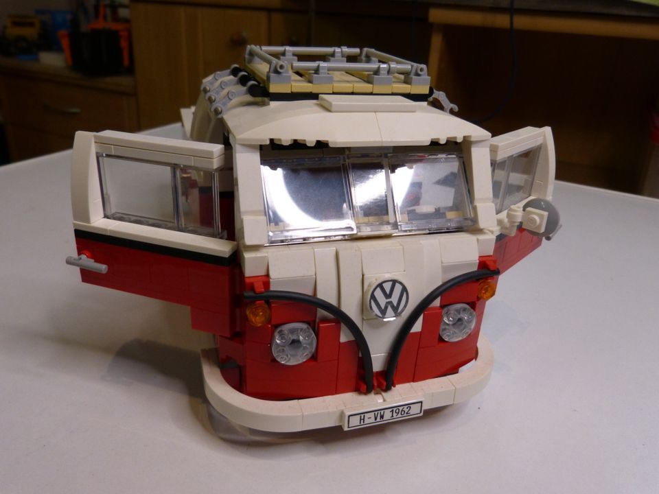 Lego VW T1 10220  Doppelkabine Pritsche Umbau Moc in Neuenkirchen