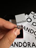 Pandora Ring Herz silber pink 56 Bayern - Immenstadt Vorschau